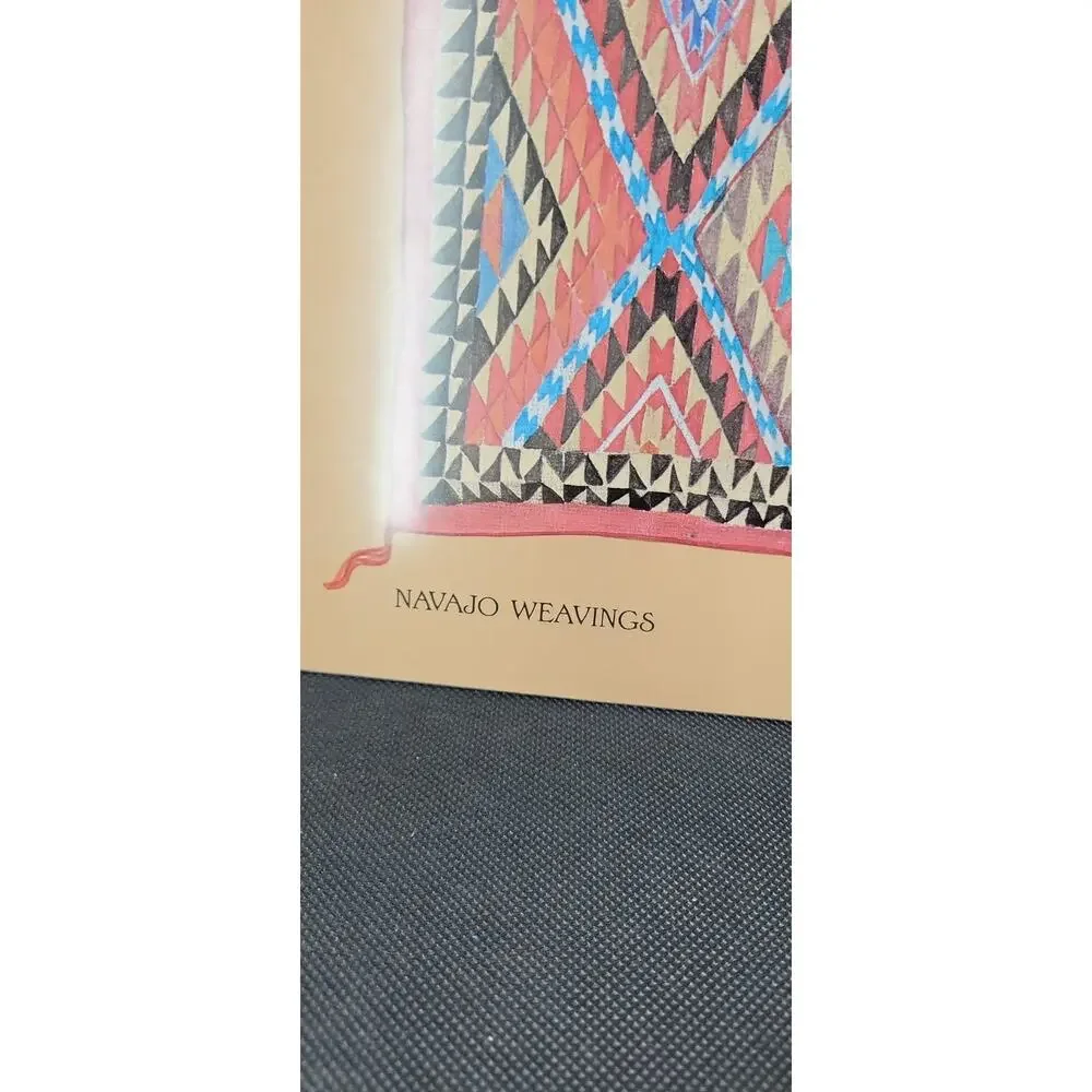 Vintage Pimpernel Navajo Weavings Placemats Set of 4 Cork Back Made in England